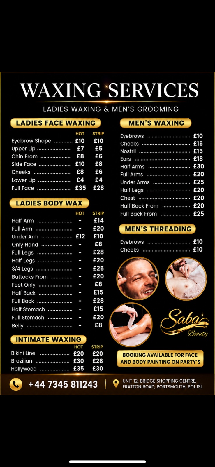 Saba beauty in Battersea London